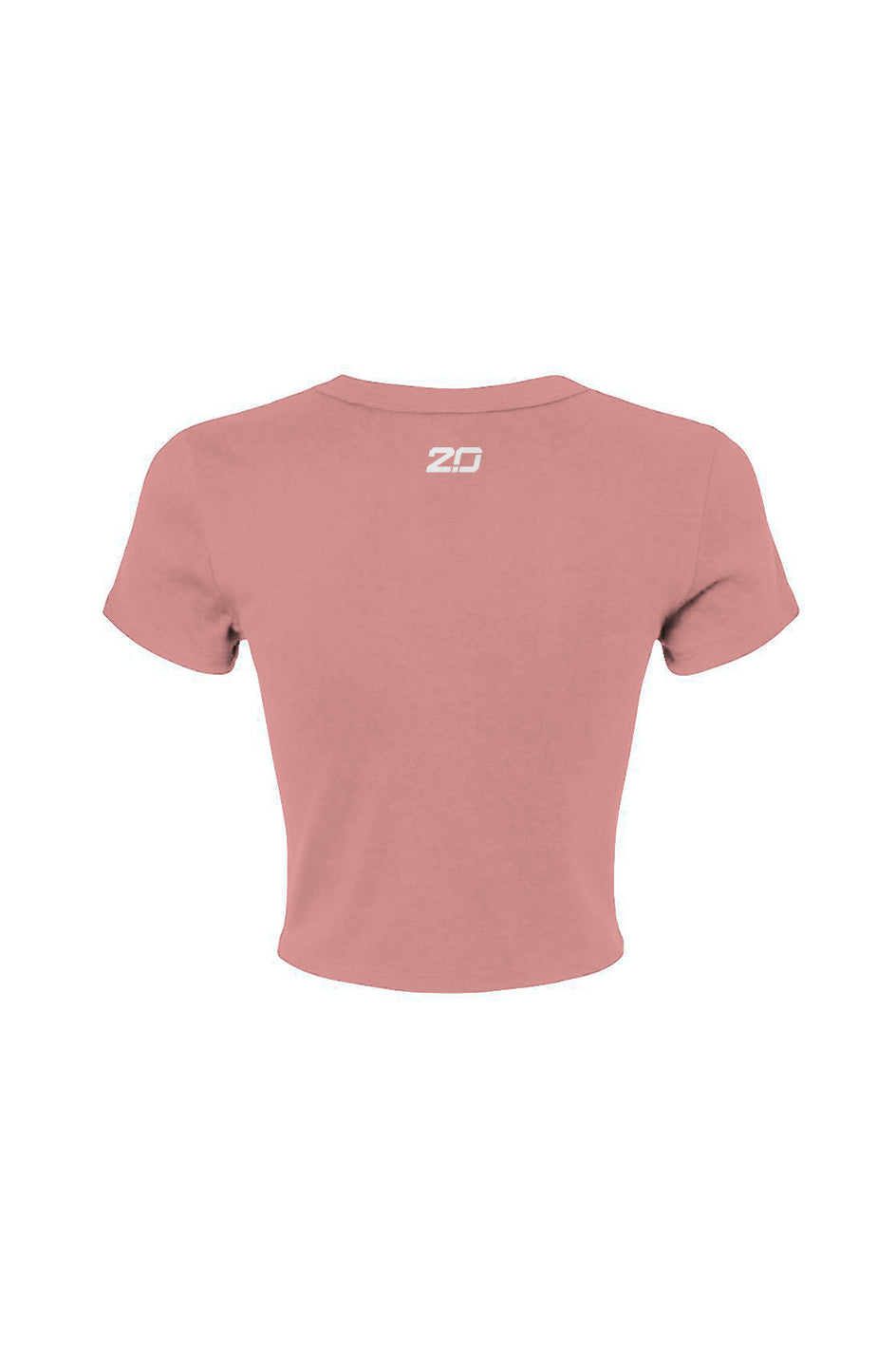 Women's Micro Rib Baby Tee (Pink)