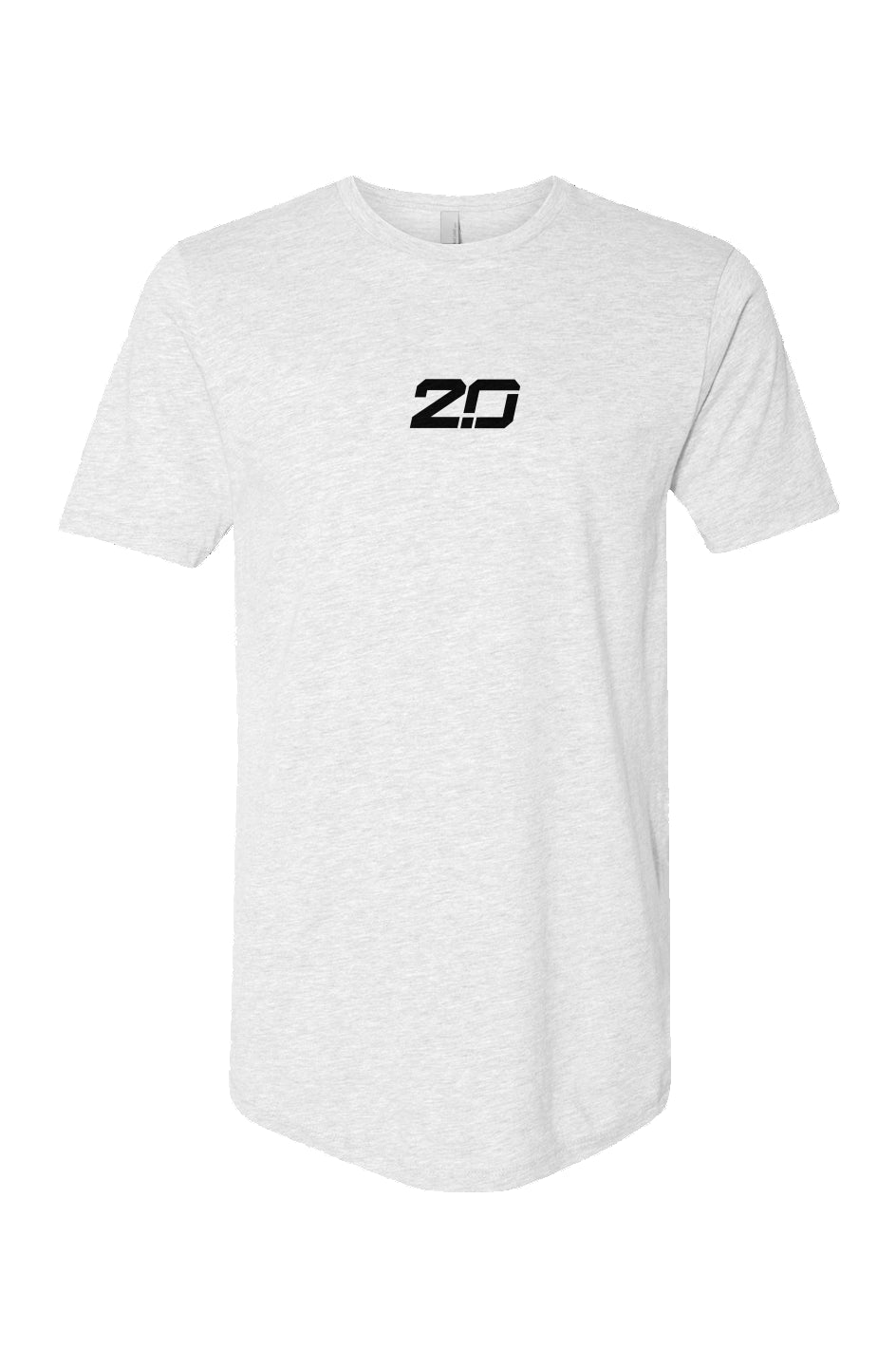 Long Body Short Sleeve Crew (White)