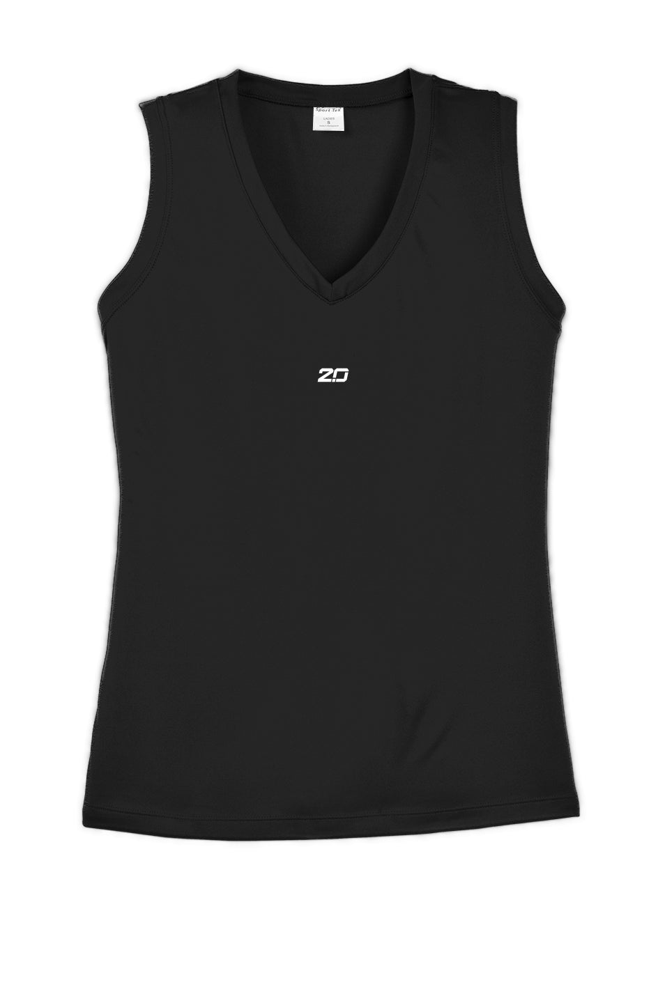 Women's Competitor V-Neck Tee (Black)