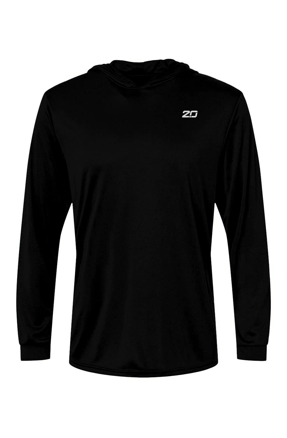 Bahama Performance Hooded LS T-Shirt (Black)