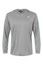 Bahama Performance Hooded LS T-Shirt (Athletic Grey)