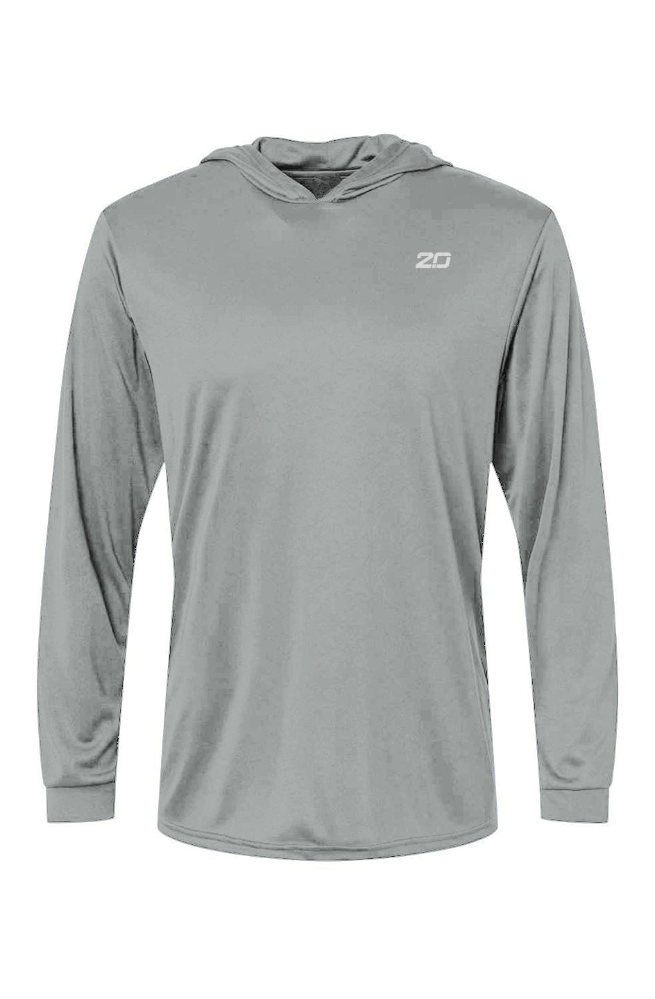 Bahama Performance Hooded LS T-Shirt (Athletic Grey)