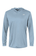 Bahama Performance Hooded LS T-Shirt (Blue Mist)