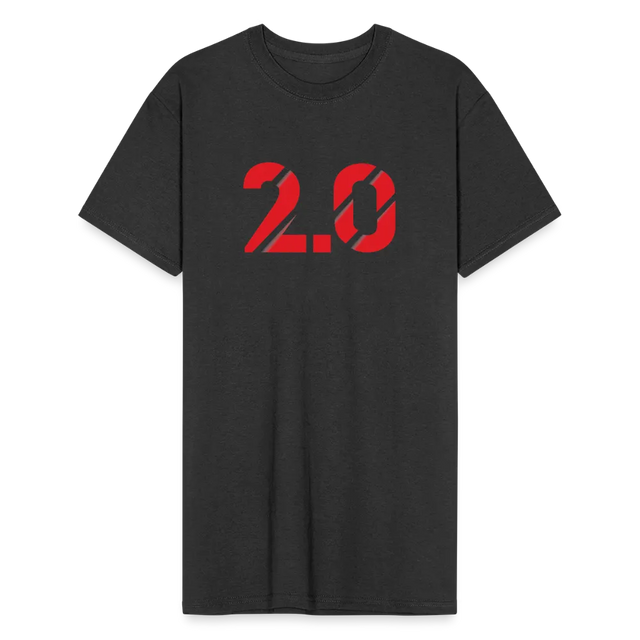 Red One Tee - black