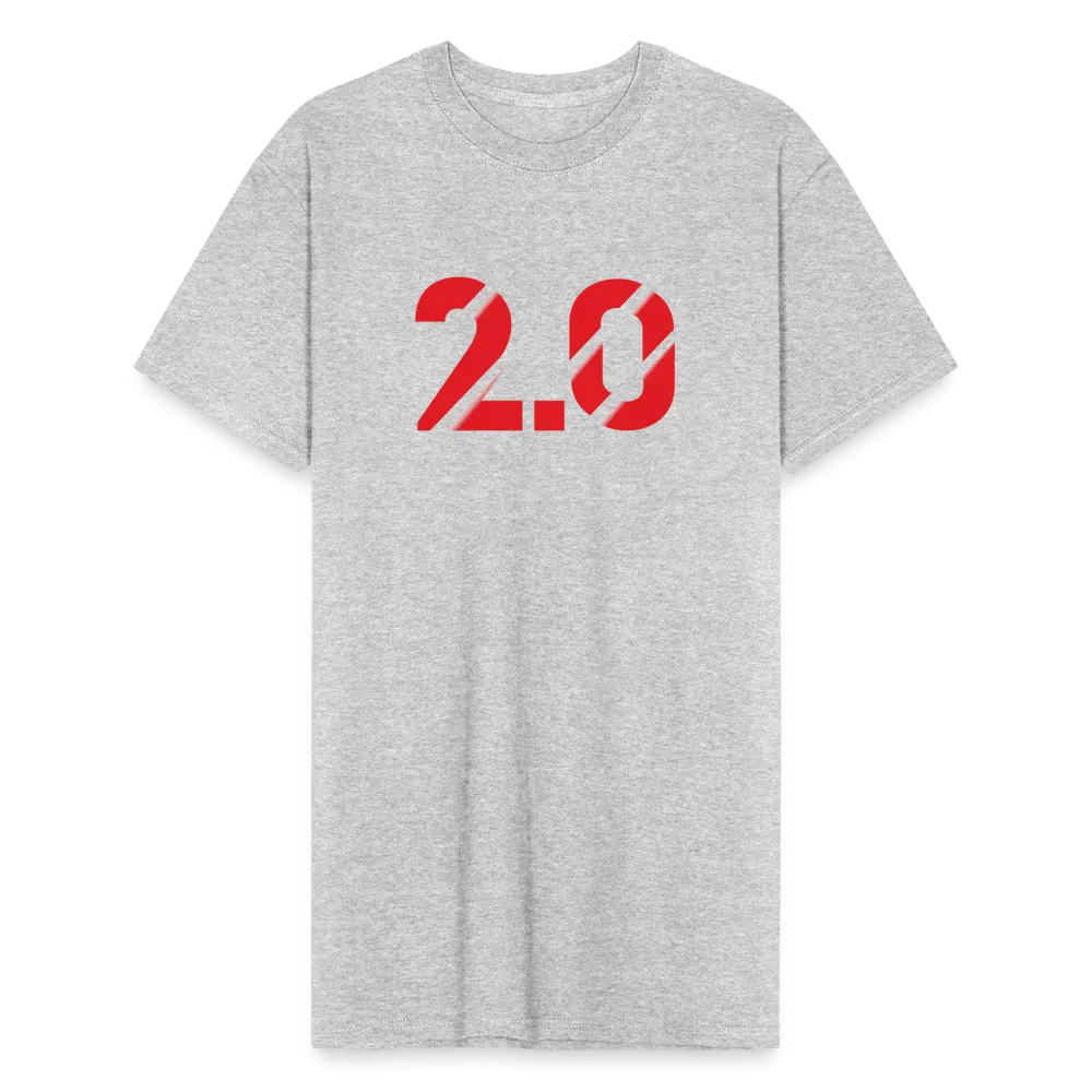 Red One Tee - heather gray