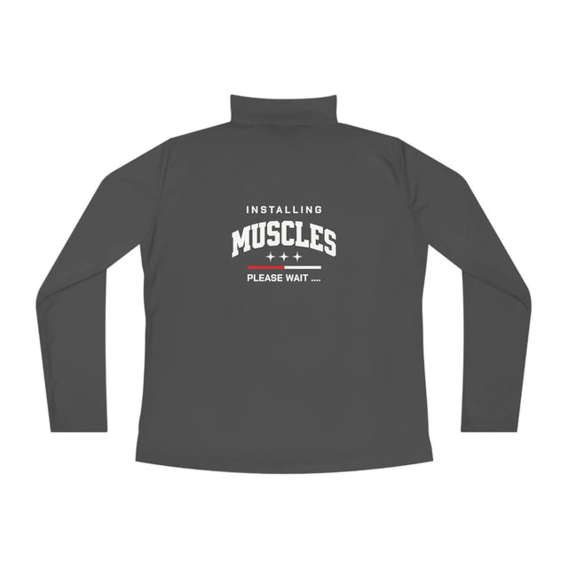 Installing Muscles Quarter-Zip Pullover