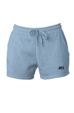 Womens Cali Wave Wash Short (Misty Blue)