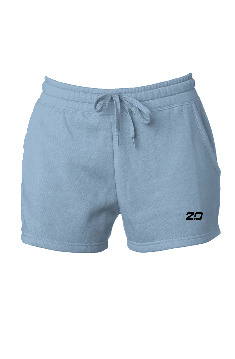 Womens Cali Wave Wash Short (Misty Blue)