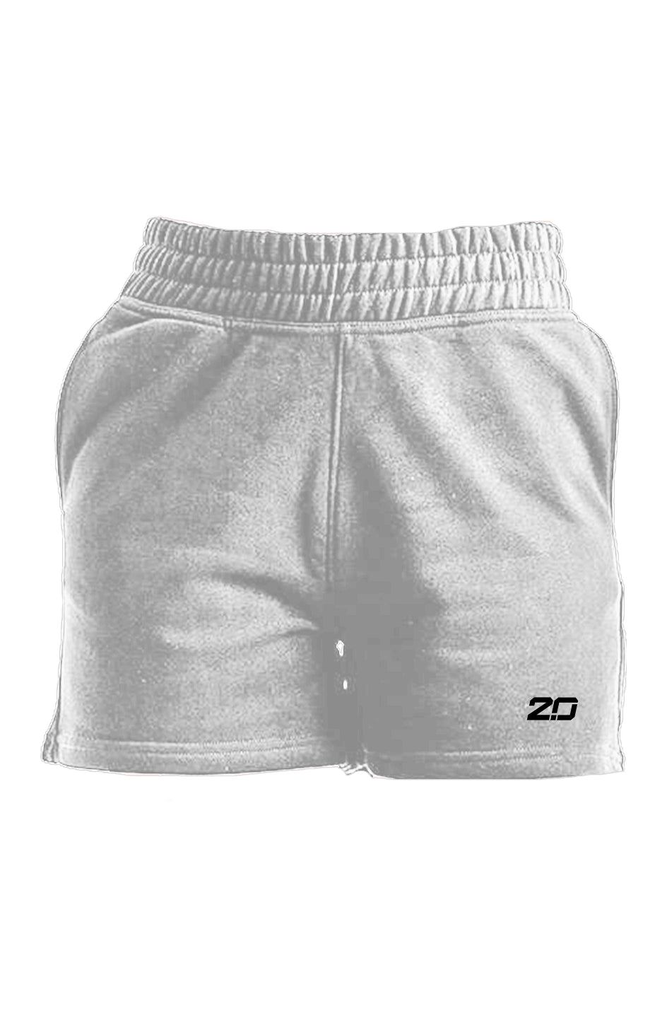 Ladies Jogger Shorts (White)