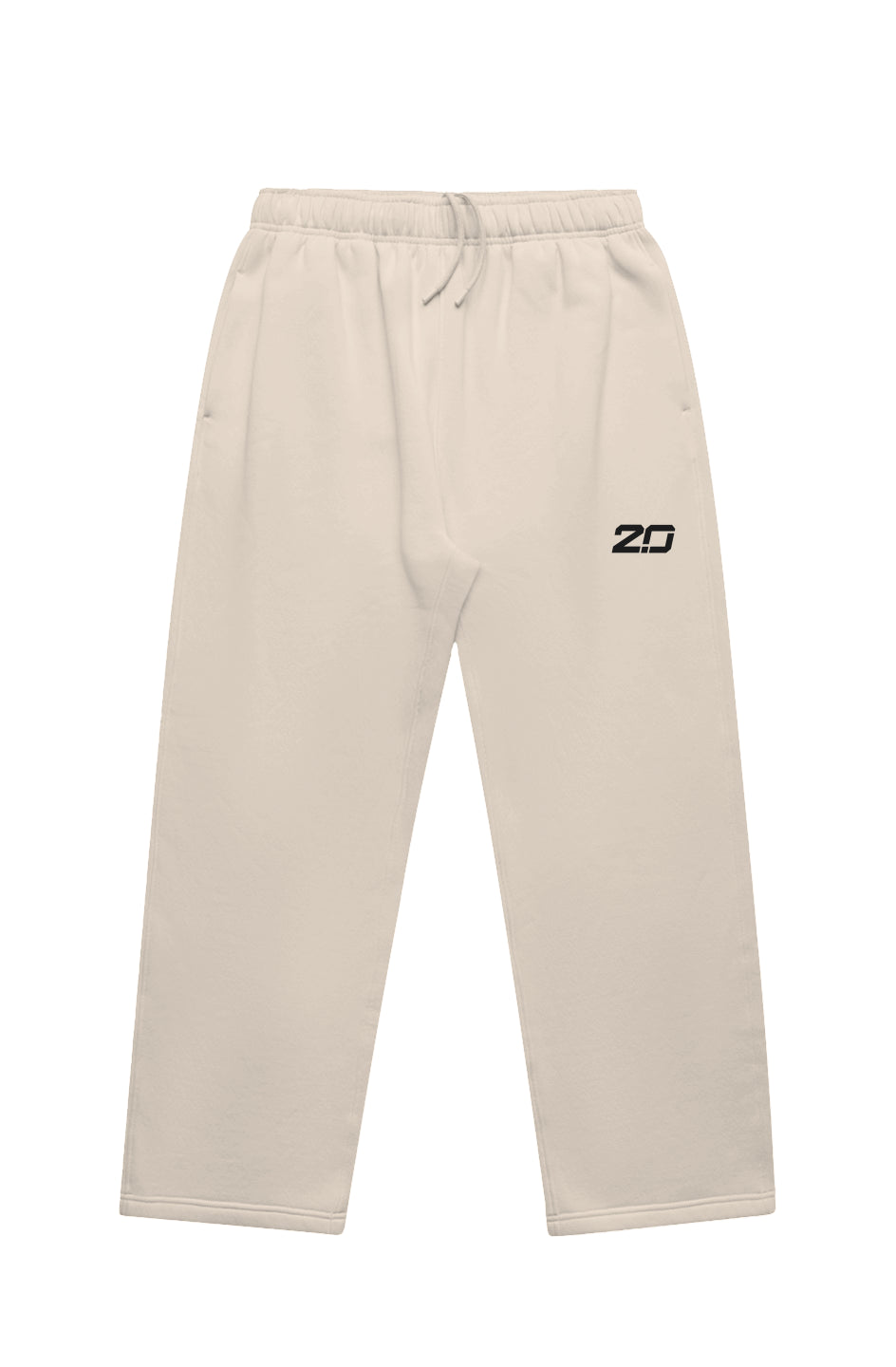 Relax Cuffless Trackpants (Bone)