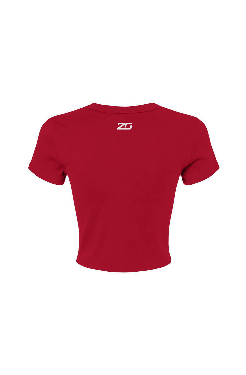 Women's Micro Rib Baby Tee (Red Blend)