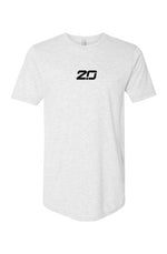 Long Body Short Sleeve Crew (White)