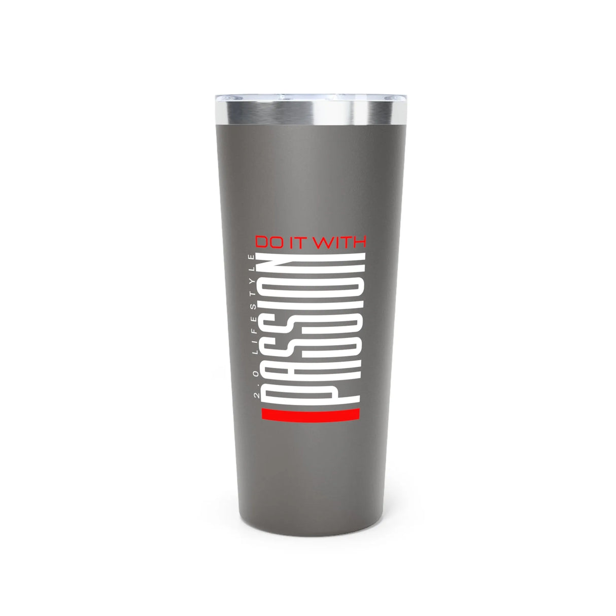 With Passion Copper Vacuum Insulated Tumbler, 22oz - 2.0 Lifestyle