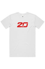 The Red Tee (White)
