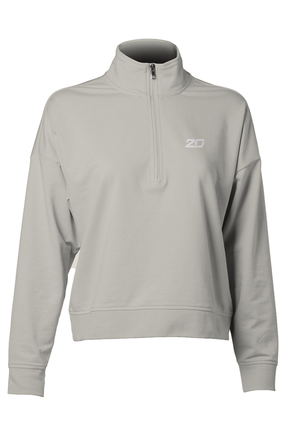 Womens Perform Quarter Zip (Smoke)