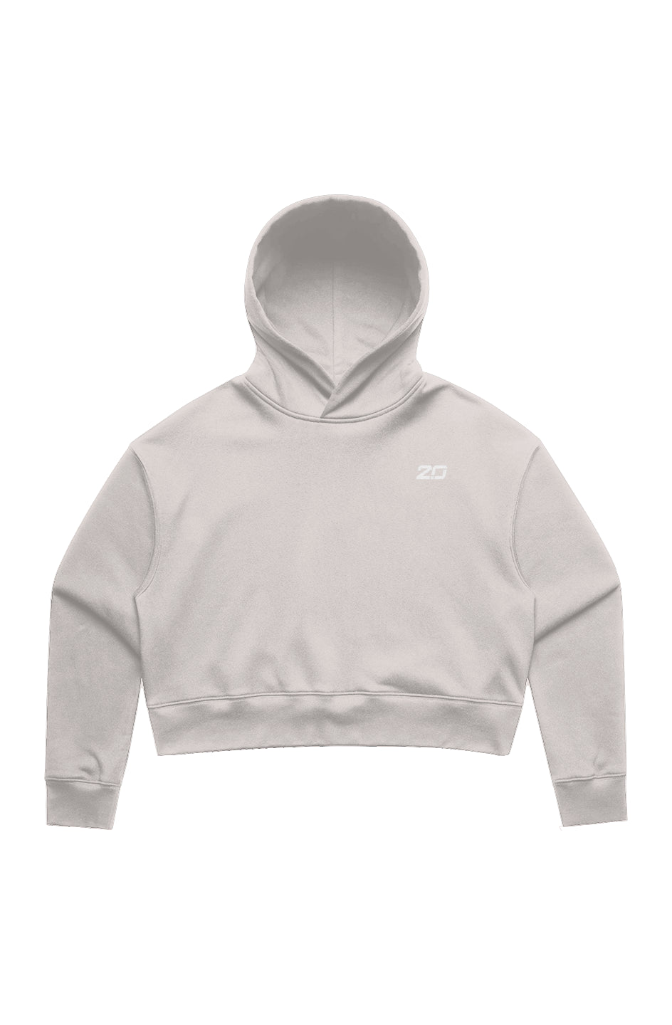 Women's Relax Crop Hoodie (Bone)