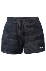 Black Camo Heather Shorts