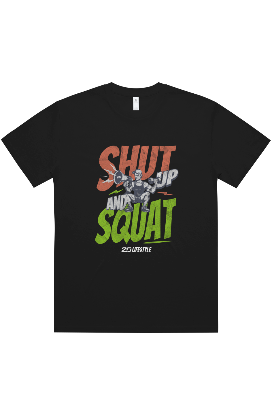 Shut Up and Squat Oversized Tee