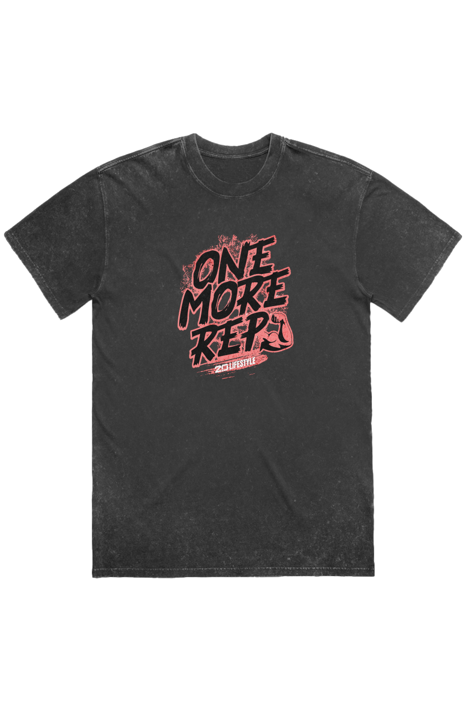 One More Rep Stone Wash T-Shirt