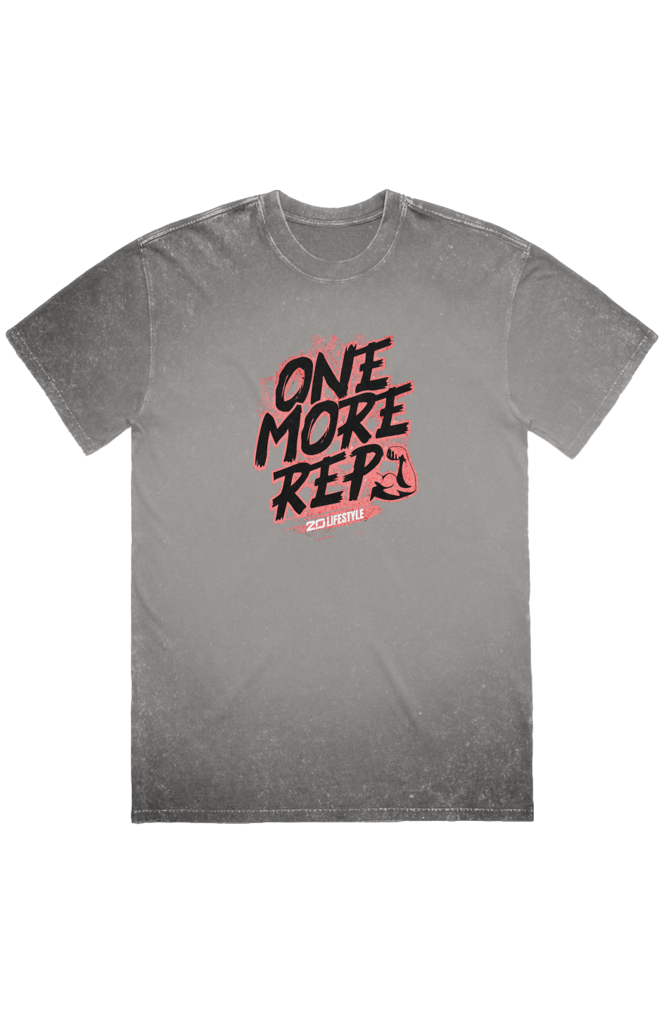 One More Rep Stone Wash T-Shirt
