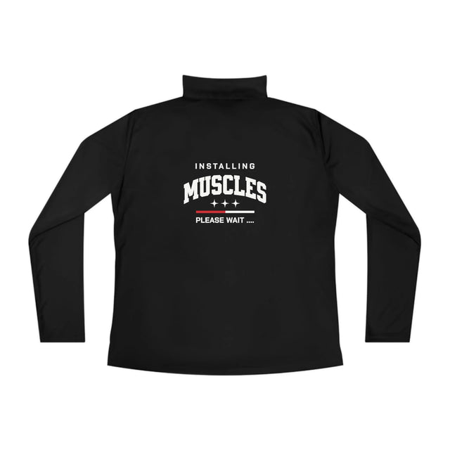 Installing Muscles Quarter-Zip Pullover