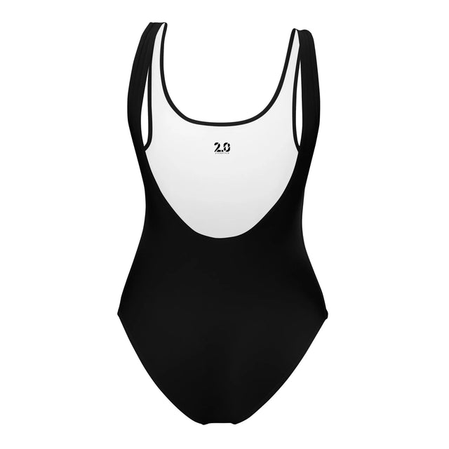 Full of Color Black One-Piece Swimsuit