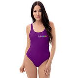 Full of Color Purple One-Piece Swimsuit