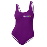 Full of Color Purple One-Piece Swimsuit