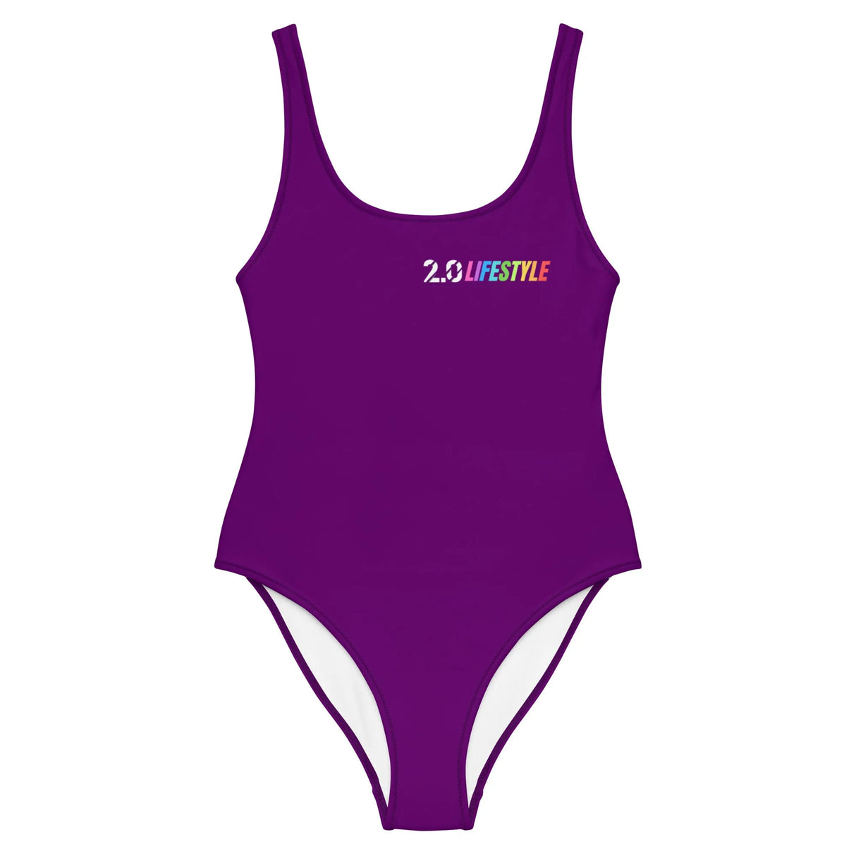 Full of Color Purple One-Piece Swimsuit