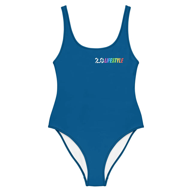 Full of Color Blue One-Piece Swimsuit