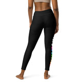 Full of Color Black Leggings