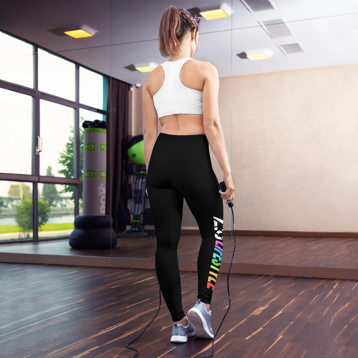 Full of Color Black Leggings