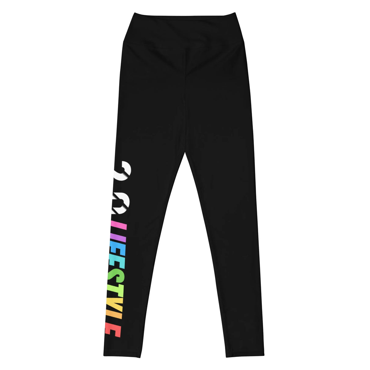 Full of Color Black Leggings