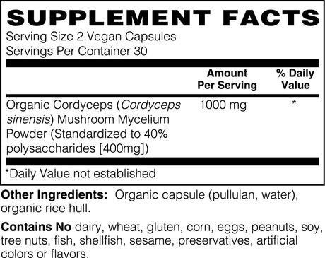 Cordyceps Mushroom - 2.0 Lifestyle