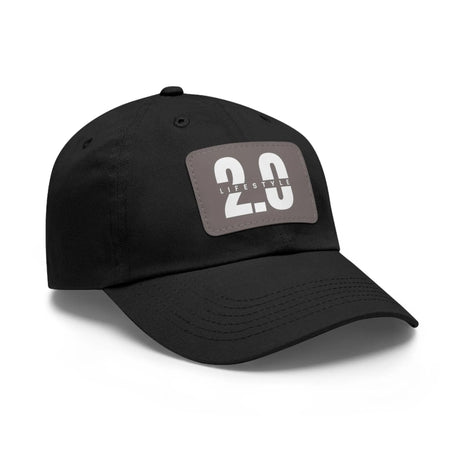 Dad Hat with Leather Patch (Rectangle) - 2.0 Lifestyle