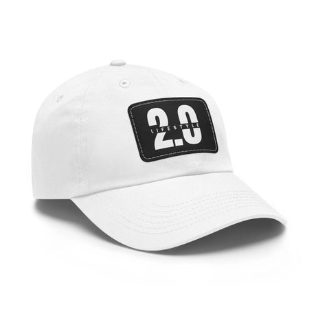 Dad Hat with Leather Patch (Rectangle) - 2.0 Lifestyle