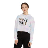 Don't Quit: Ashley Cropped Hoodie - 2.0 Lifestyle