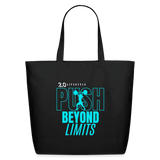 Push Beyond Limits Tote - Blue - black