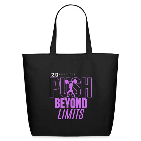 Push Beyond Limits Tote - Purple - black