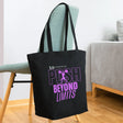 Push Beyond Limits Tote - Purple - black