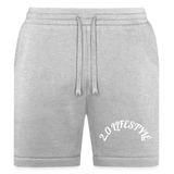 Peaked Shorts - heather gray