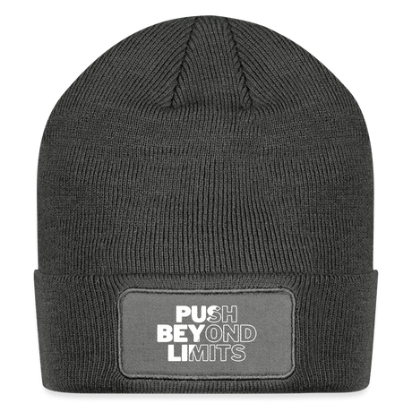 No Limits Beanie - charcoal grey