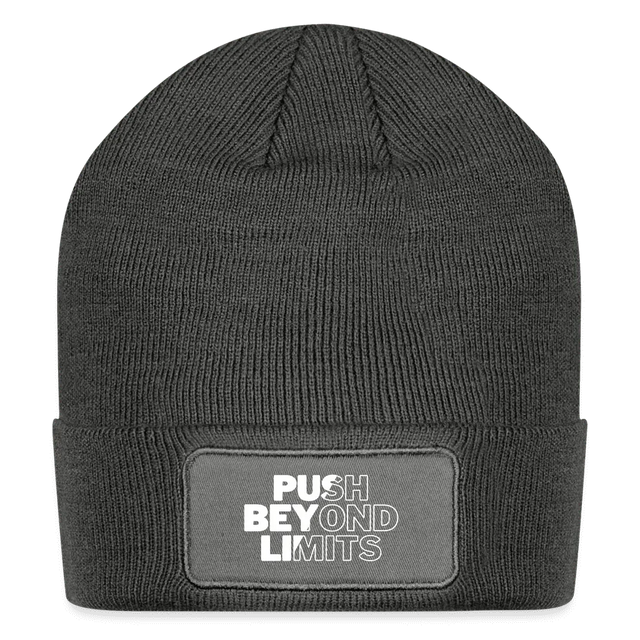 No Limits Beanie - charcoal grey