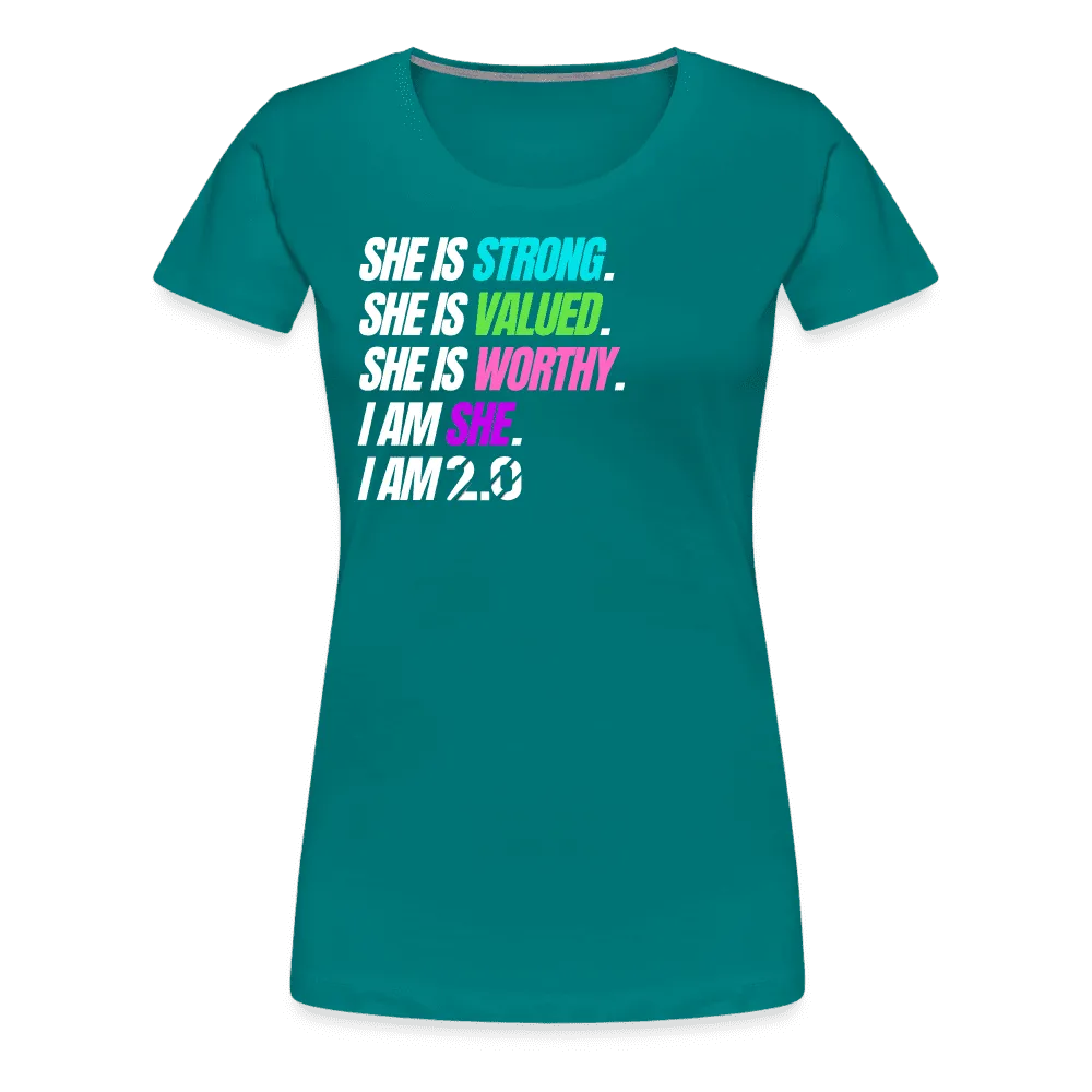 I AM Tee - teal