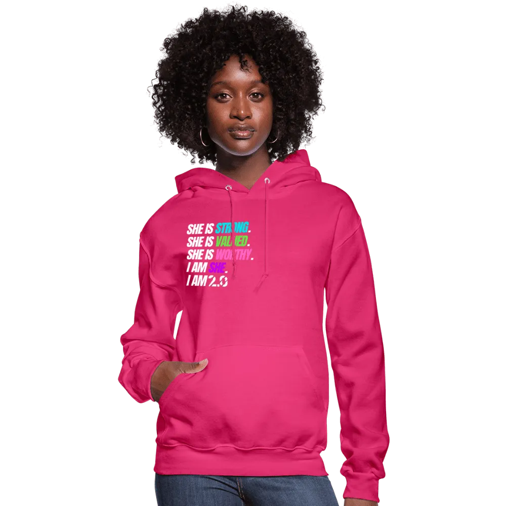 I AM Hoodie - fuchsia