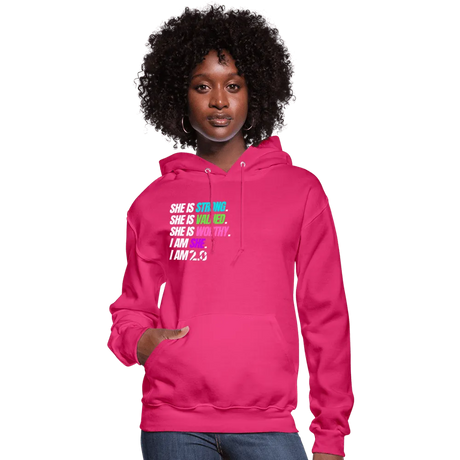 I AM Hoodie - fuchsia