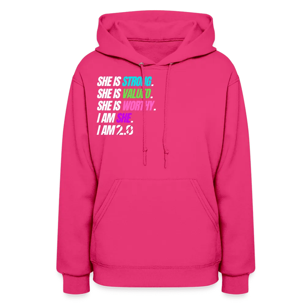 I AM Hoodie - fuchsia