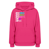 I AM Hoodie - fuchsia