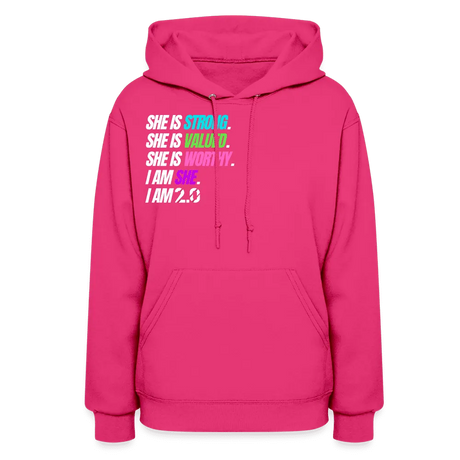 I AM Hoodie - fuchsia