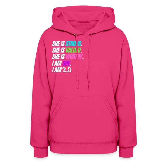 I AM Hoodie - fuchsia